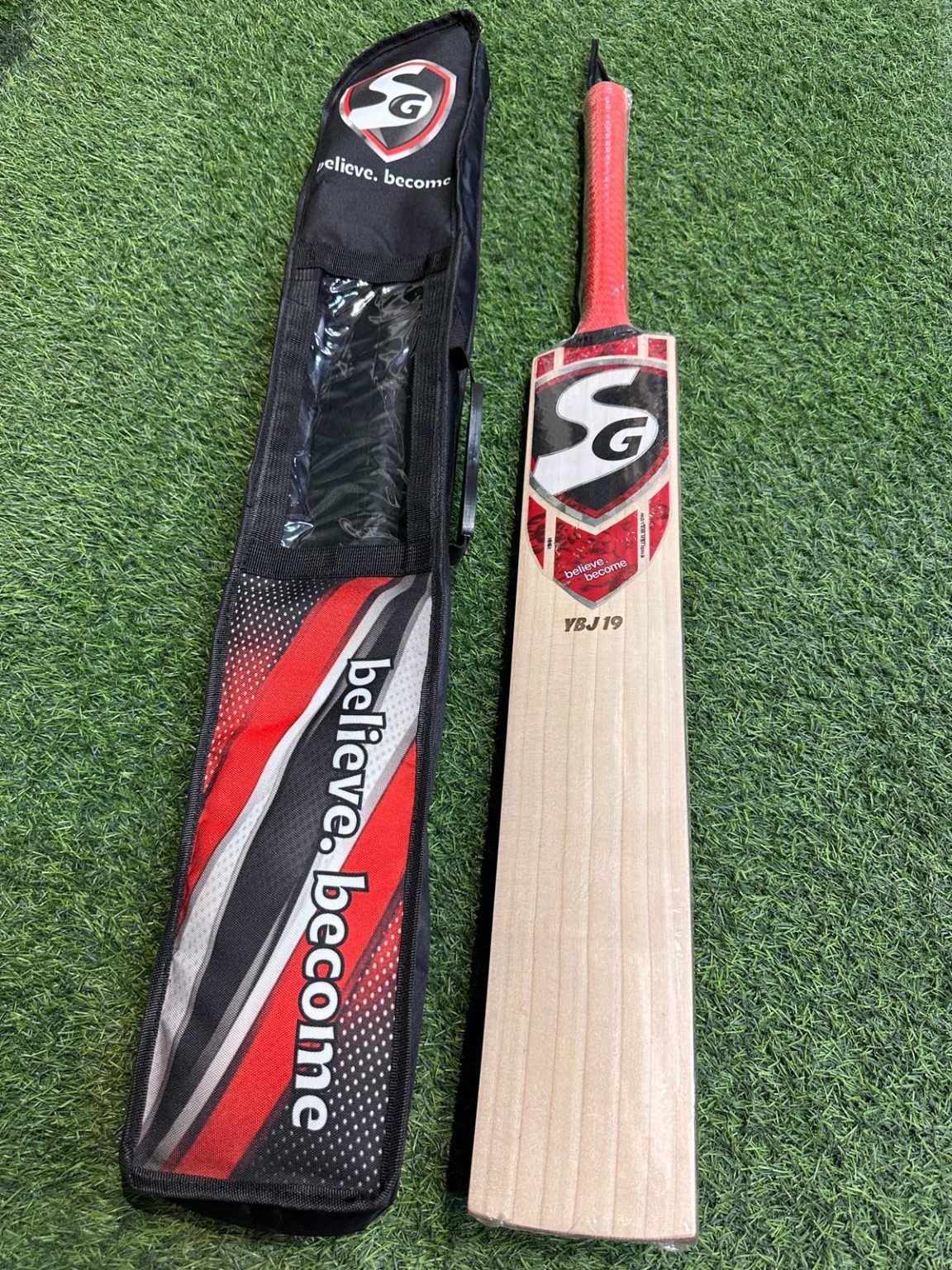 SG YBJ 19 Grade 1 English Willow Cricket Bat - Cricket Hub